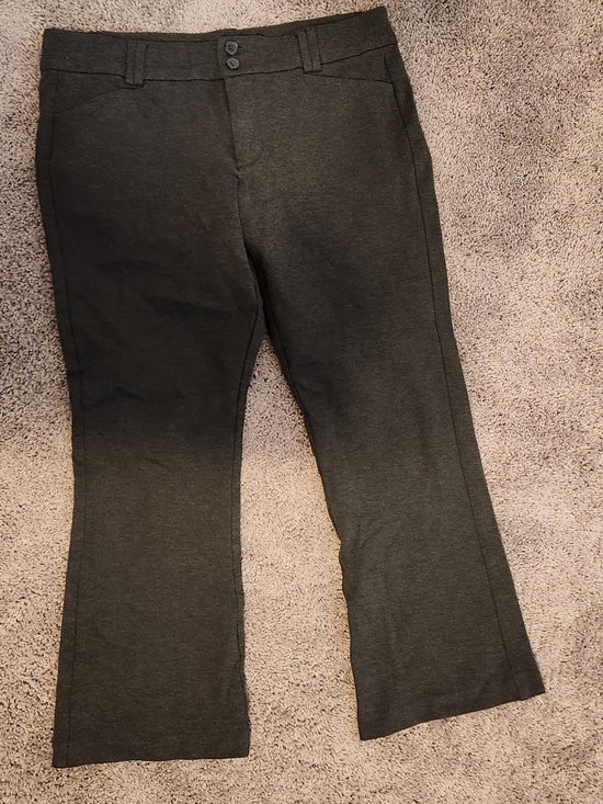 torrid Pants - torrid Charcoal Straight-Leg Women's Dress Trousers-tall